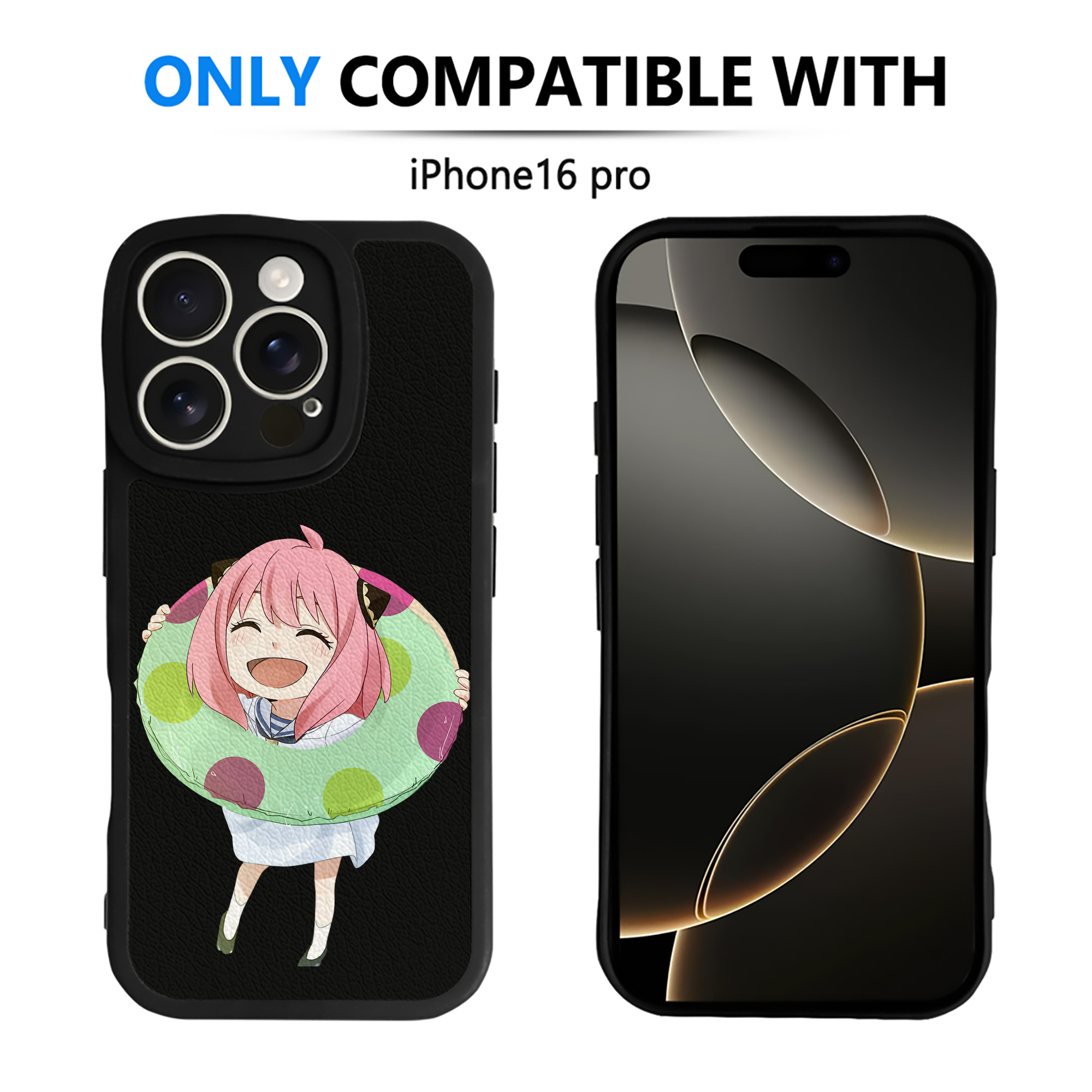 （画像用） SPY×FAMILY间谍家家酒 【iPhone 16シリーズ対応】シリコンスマホケース（レザー調） 材質：シリコン